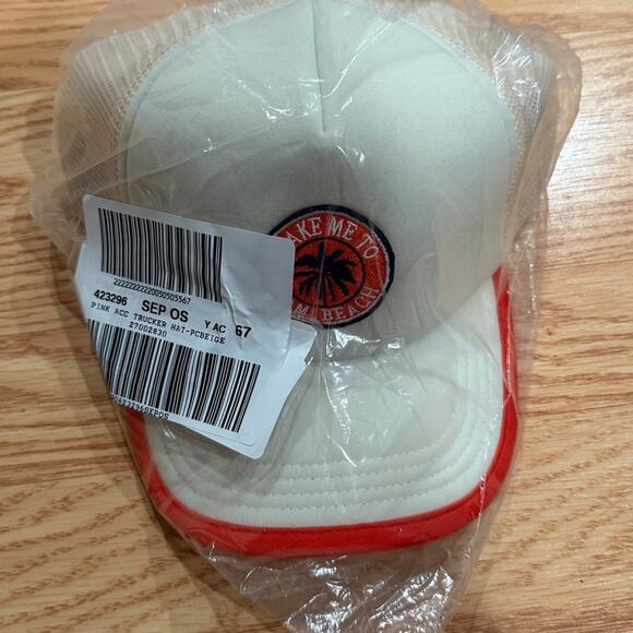 Victoria’s Secret PINK ‘ Take me to Miami’ Camp Trucker Hat - Picture 3 of 5